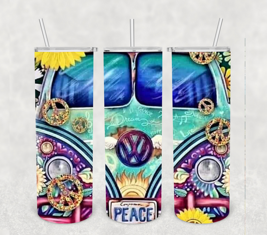 Hippie VW Van 20oz Tumbler