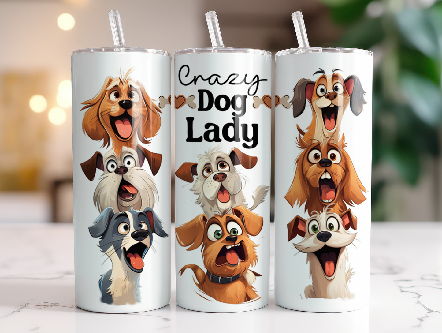 Crazy Dog Lady 20oz Tumbler