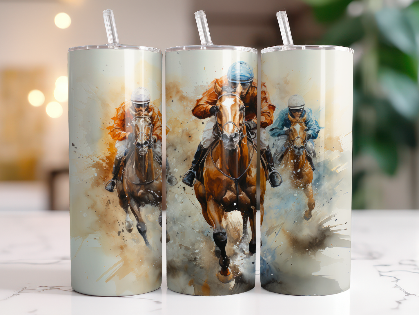 Horse Racing 20oz Tumbler