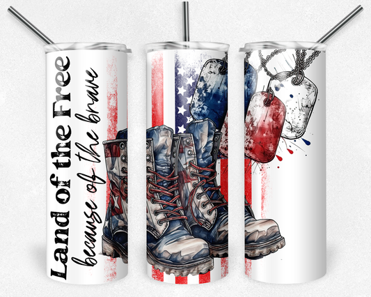 Land of the Free 20oz Tumbler