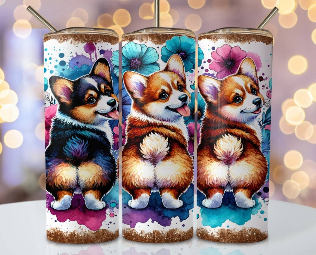 Corgi Fluff 20oz Tumbler